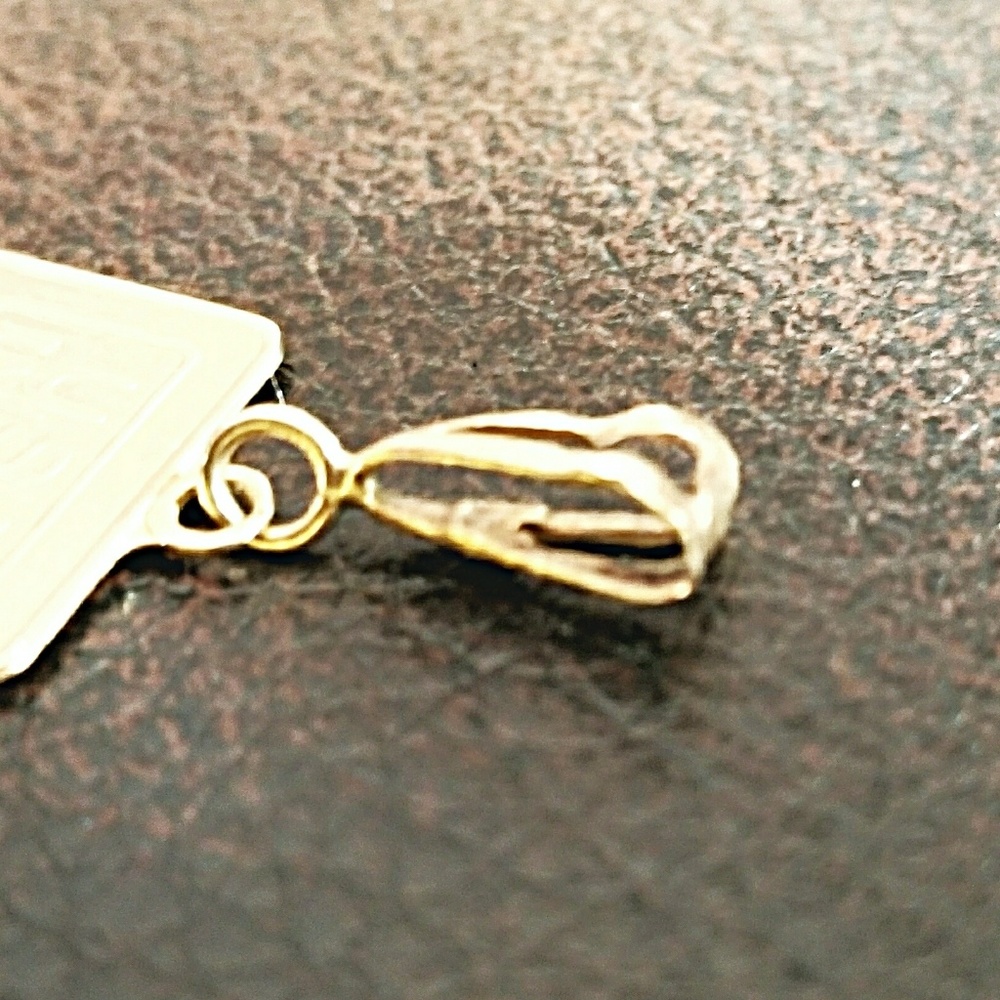 14kt Yellow Gold USA 2 Gram Ingot Pendant - Picture 5 of 8